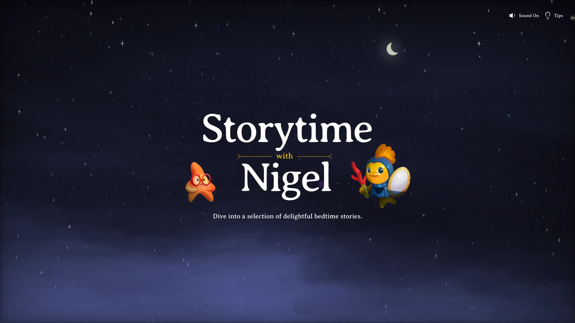 Storytime with Nigel homepage