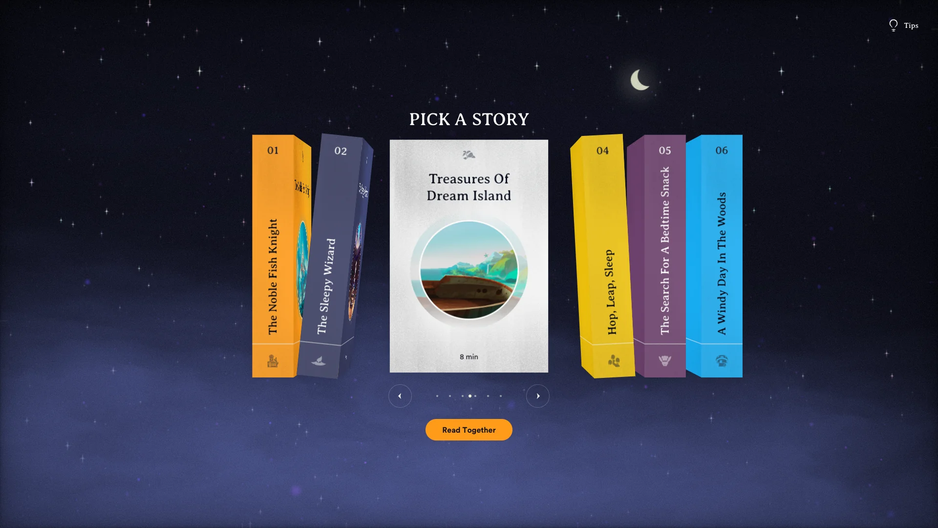 Storytime with Nigel book selection