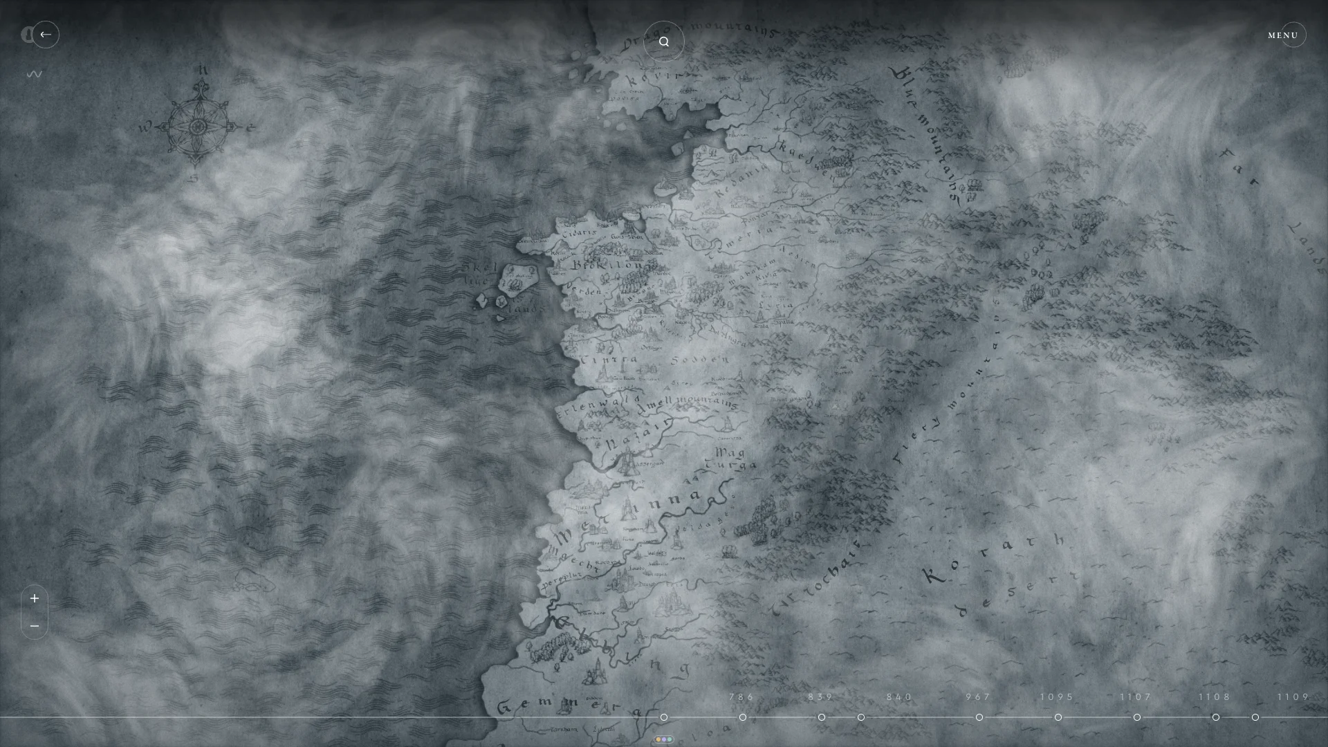 The Witcher Welcome to the Continent map overview
